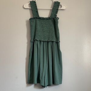 Women’s Green Romper